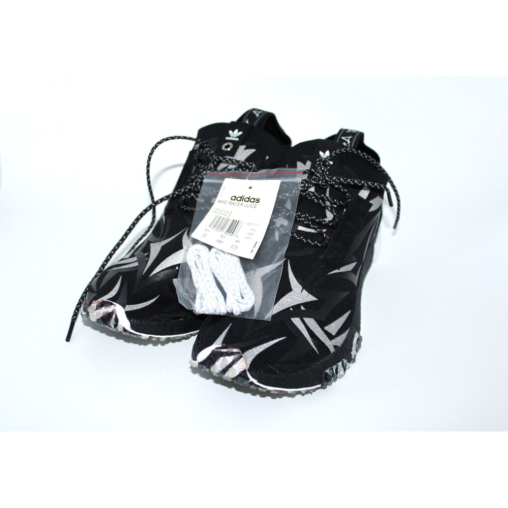 B1 NWoB Juice X ADIDAS Consortium NMD Racer PK BOOST Black DB1777 Sz 10